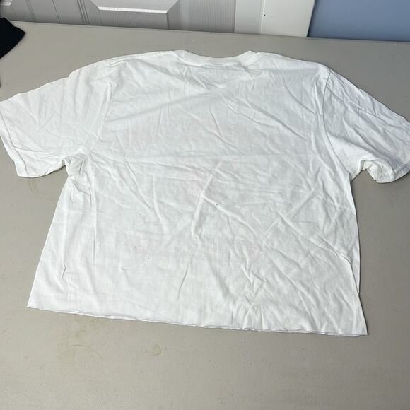 Princeton University Tigers Logo Crop Top White Medium - Picture 4 of 8